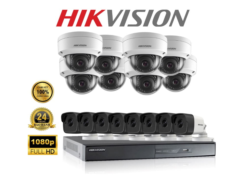 Trọn Bộ 16 Camera IP HIKVISON 2.0MP Full HD