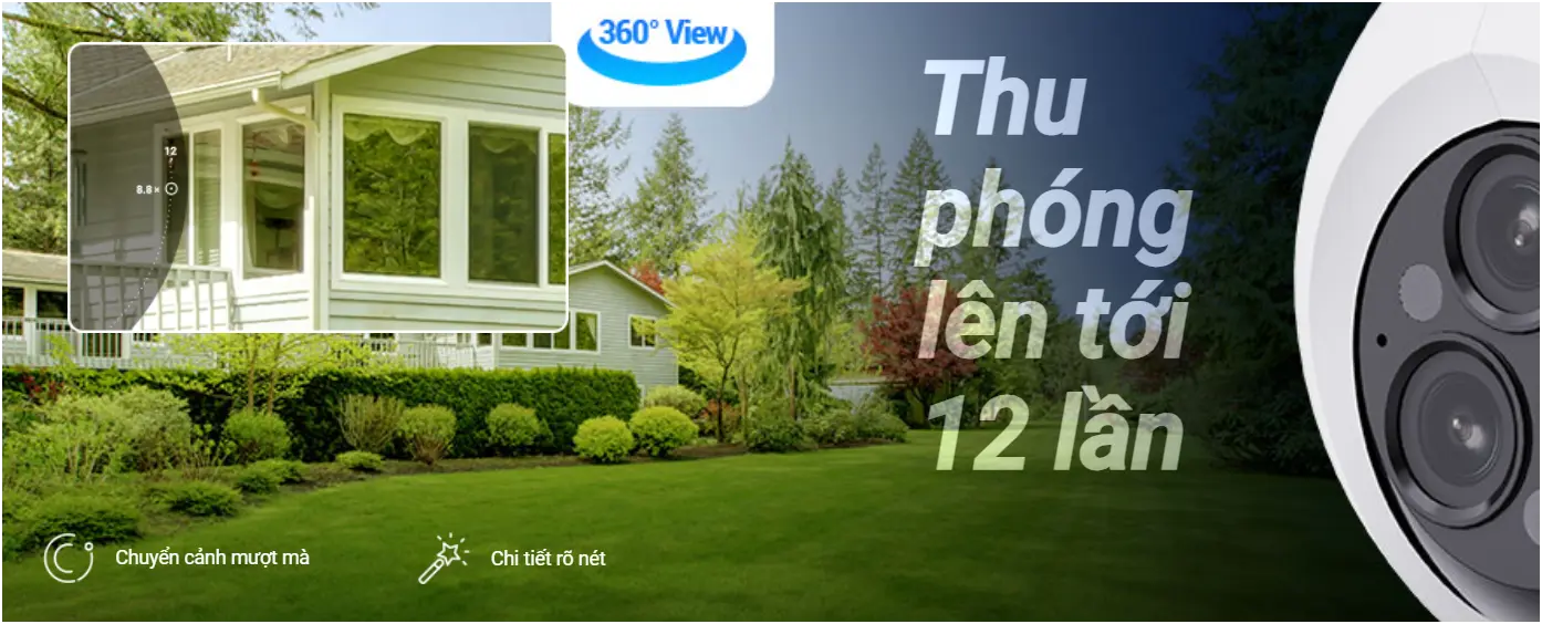 EZVIZ H80F Multi Ba Ống Kính 2K+ 4MP