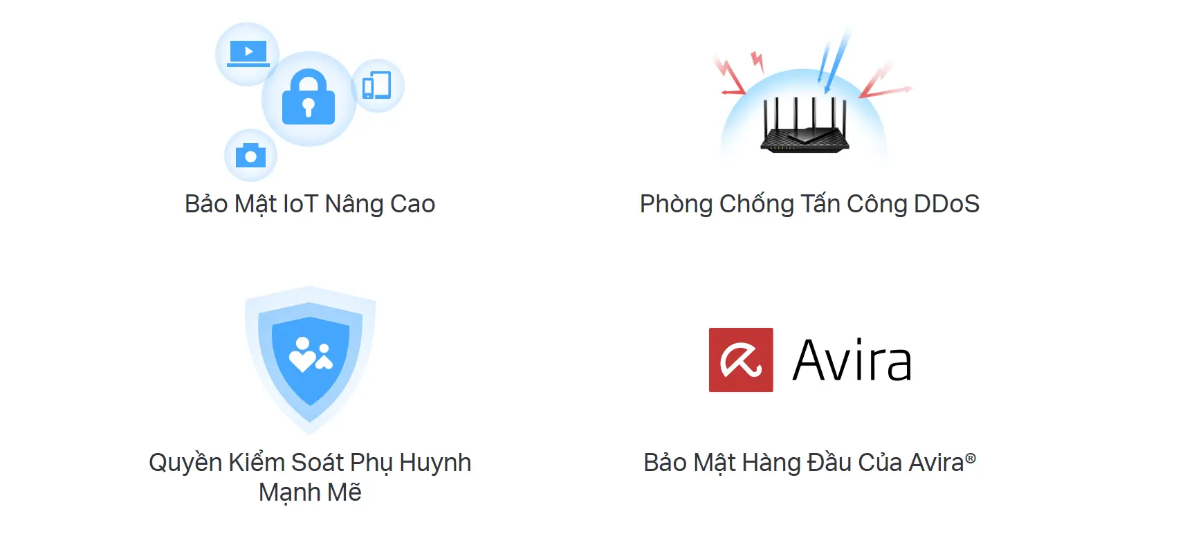 Bộ phát wifi 6 TP-Link Archer AX73 HomeShield