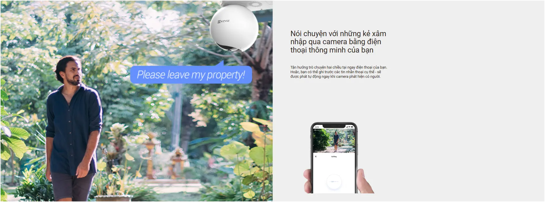 Camera EZVIZ EB8 2K 3MP Quay Quét