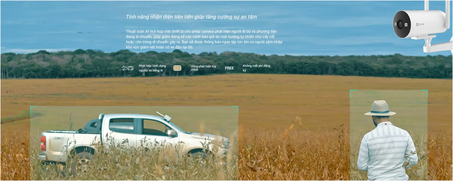 Camera WIFI Ngoài Trời EZVIZ H5 4G