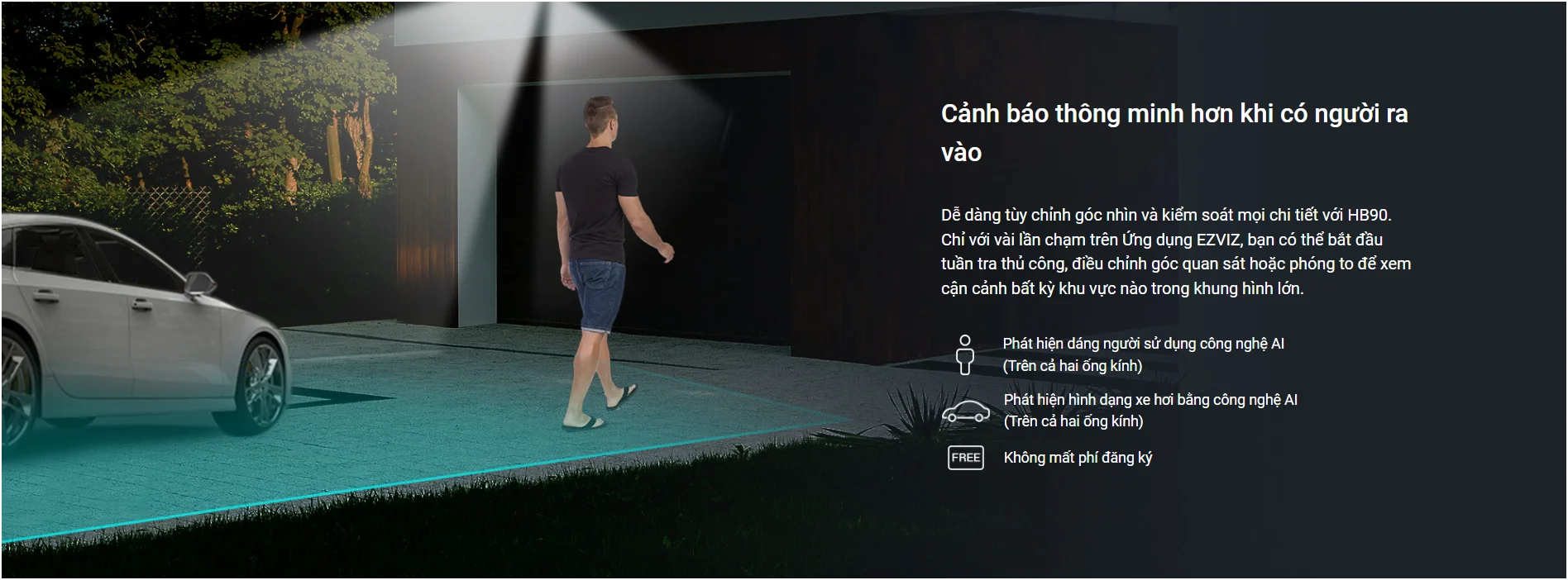 EZVIZ HB90 Dual Kit Dùng pin