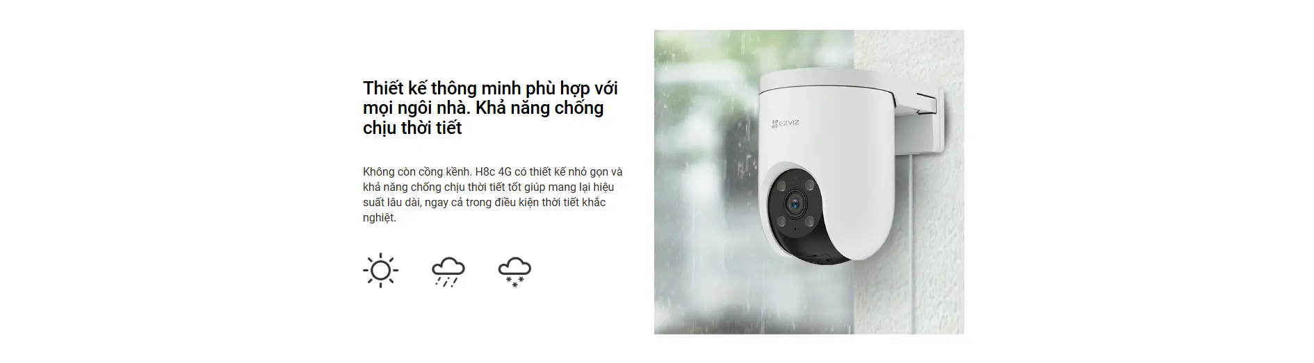 H8C 4G 3MP Xoay 360 Độ WIFI