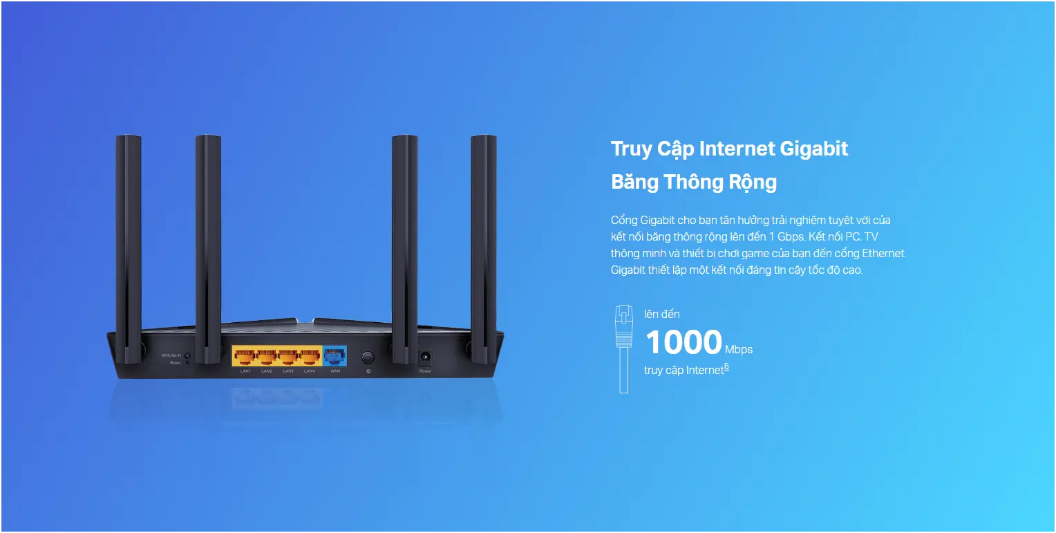 TP-Link Archer AX10 Chuẩn wifi 6