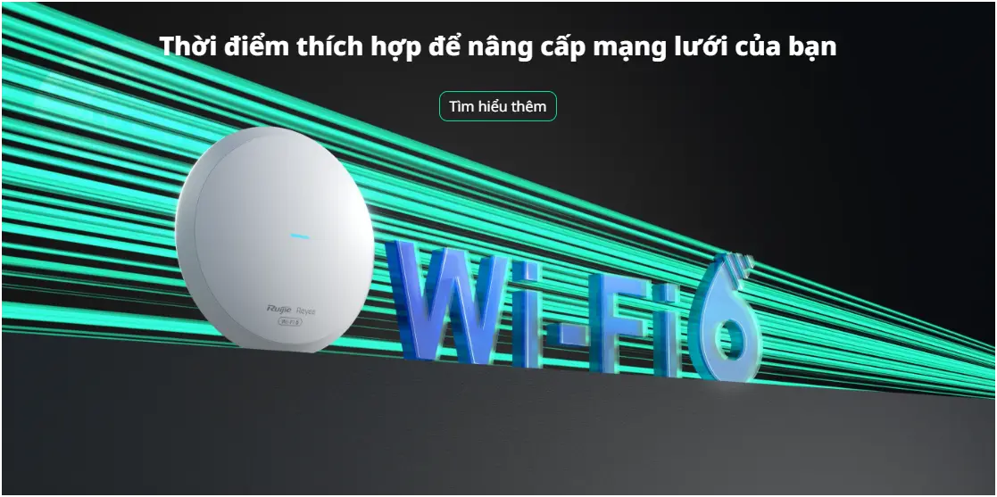 Bộ Phát WIFI RUIJIE REYEE RG-RAP62 Ốp Trần