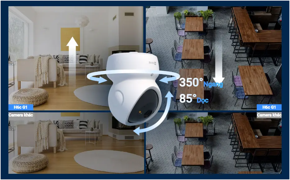 Camera EZVIZ H6C G1 4K 8MP