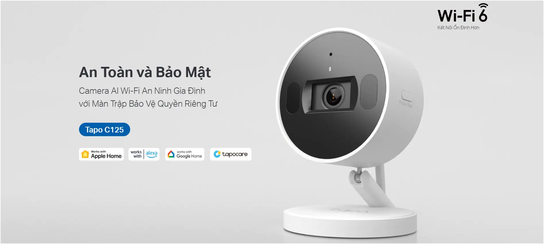 Camera WIFI TAPO C125 2K QHD Góc Siêu Rộng