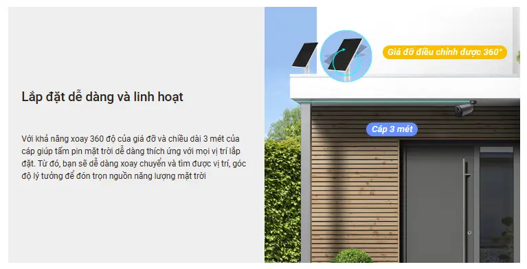 Camera wifi EZVIZ EB3 4G Kit 2K