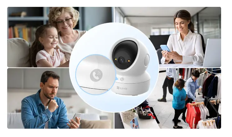 EZVIZ H6C G1 4K 8MP Quay Quét