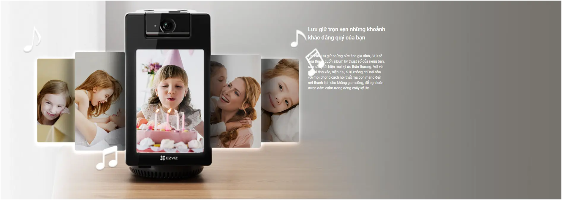 Camera EZVIZ S10 4MP 2K+ Gọi Video Thông Minh