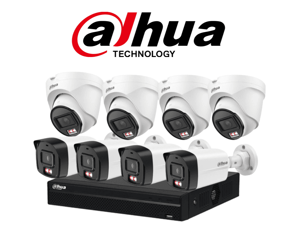 Trọn Bộ 8 Camera IP DAHUA 2.0MP Full HD Có Thu Âm