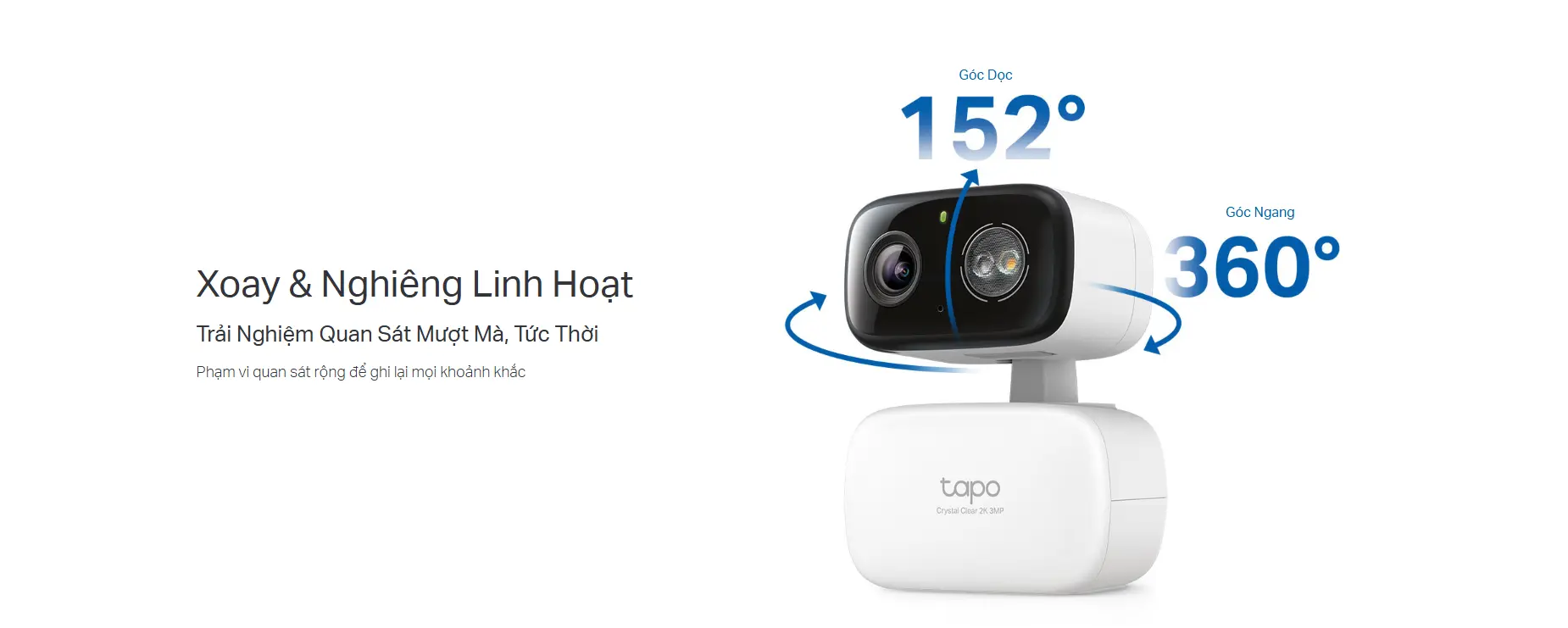 Camera WiFi Trong Nhà Tapo C216 2K 3MP