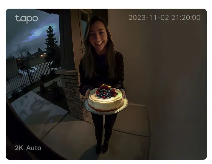 Chuông Cửa TP-LINK TAPO D210 Dùng Pin 2K 3MP