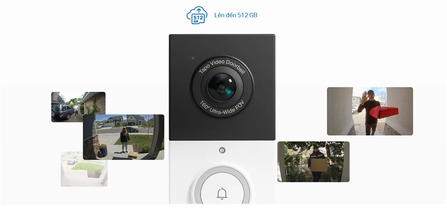 Camera Chuông Cửa TP-LINK TAPO D210 Dùng Pin 2K
