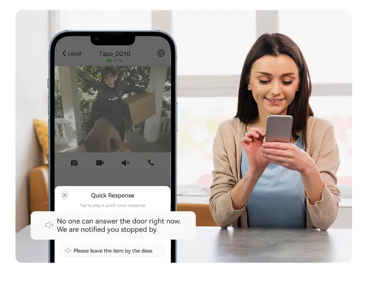 TP-LINK TAPO D210 Dùng Pin 2K 3MP