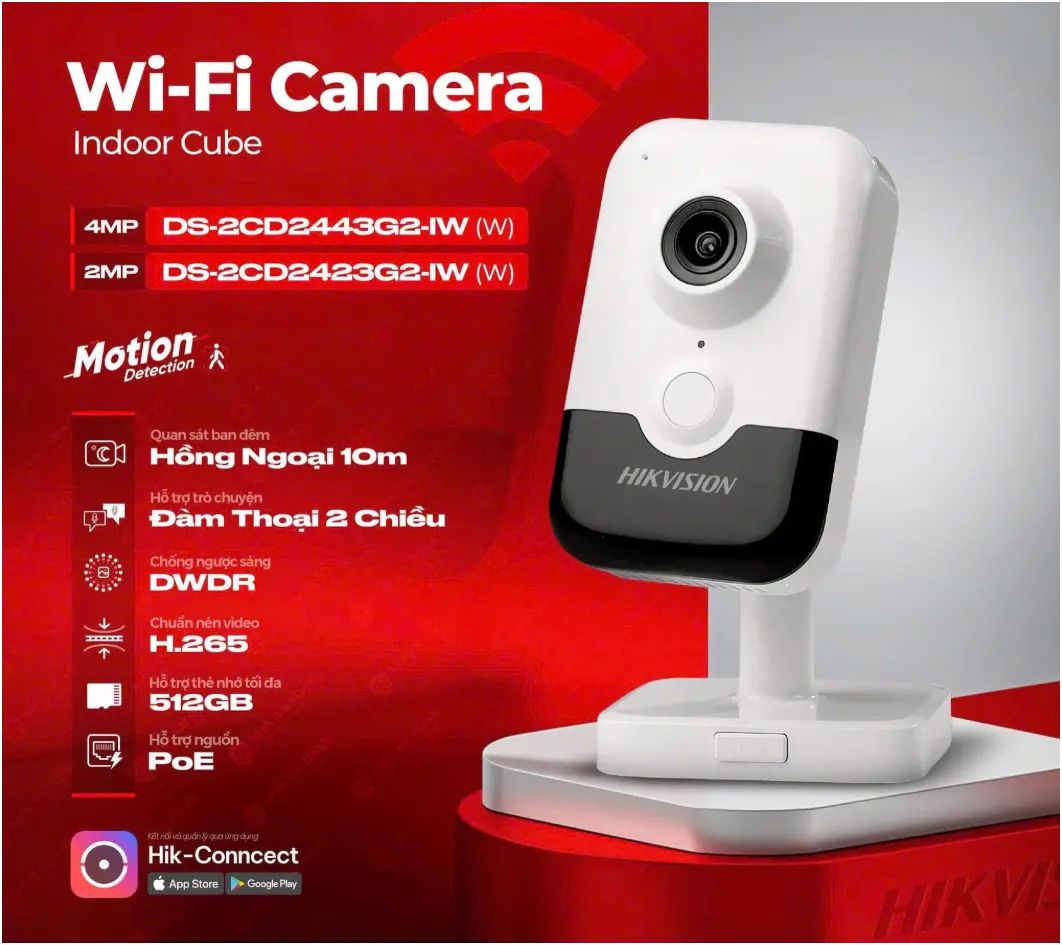 Camera wifi HIKVISION DS-2CD2443G2-IW (W)