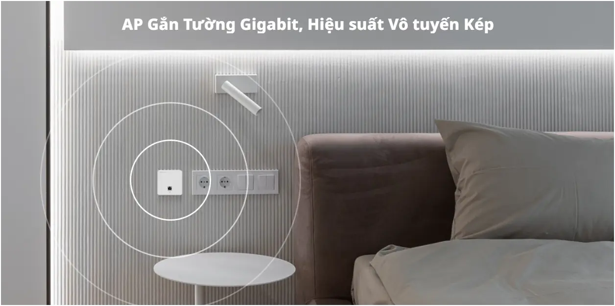 Access Point RUIJIE RG-RAP1201 WiFi 5 Âm Tường Tốc Độ