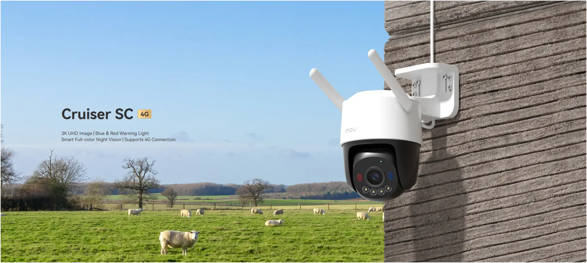 Camera 4G IMOU Cruiser SC 4G IPC-K7FP-3H0TE 2K 3MP Dùng Sim