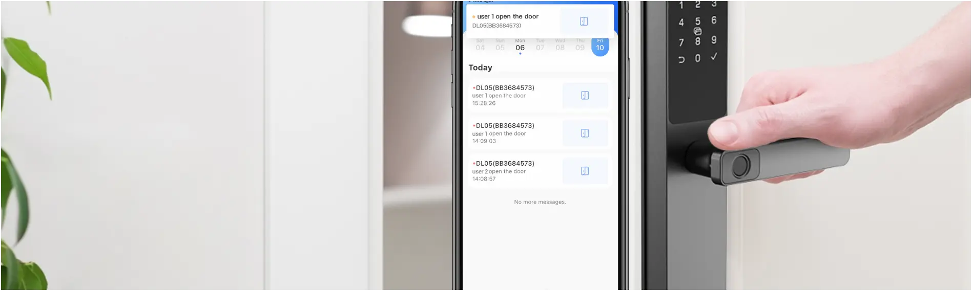 Khóa Cửa thông minh EZVIZ DL05 Bảo Mật Cao Điều Khiển Thông Minh