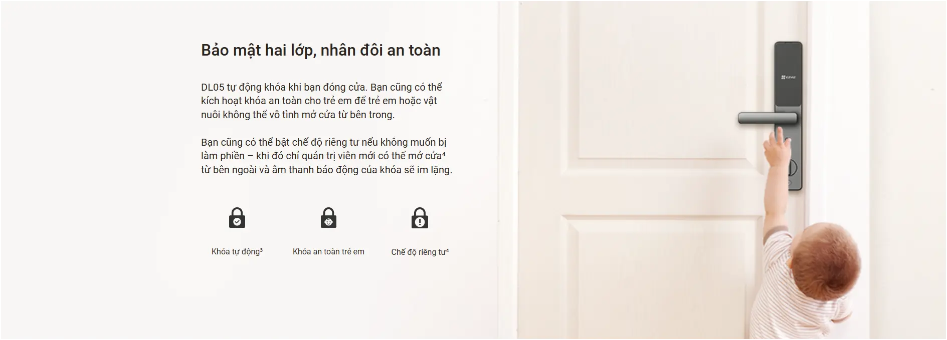 Khóa Cửa thông minh EZVIZ DL05
