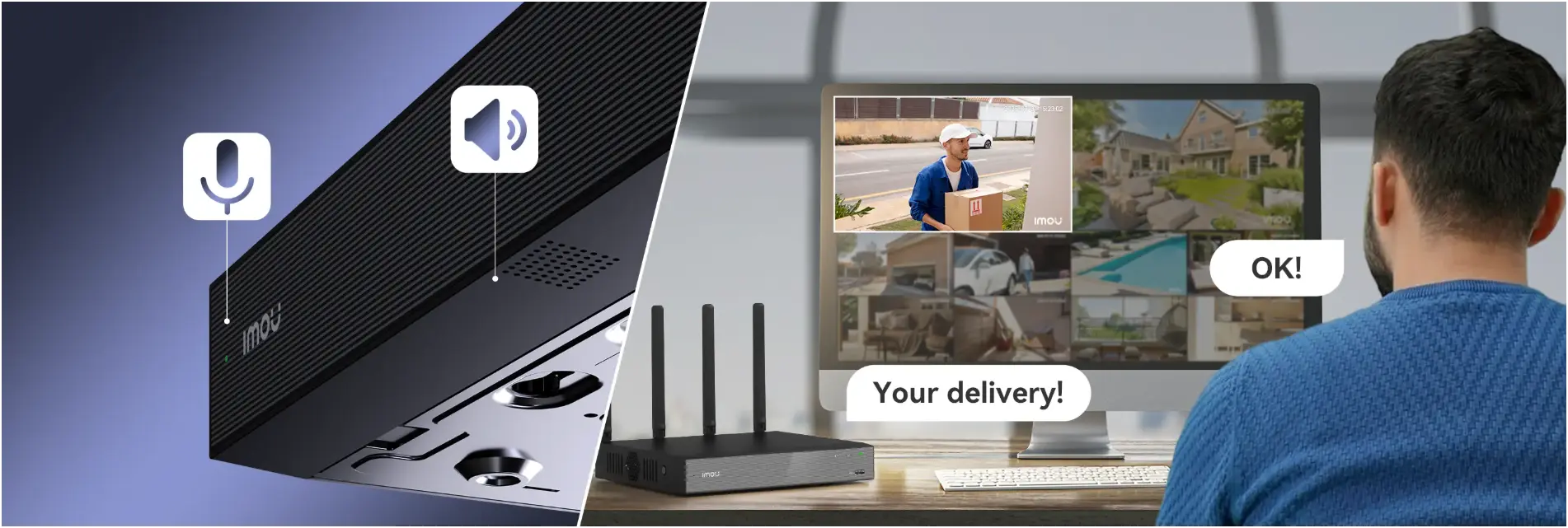 Đầu Ghi Hình Imou NVR-N110W-8A0E Công Nghệ Wifi 6 Hỗ Trợ 4K Chuẩn Nén H.265+