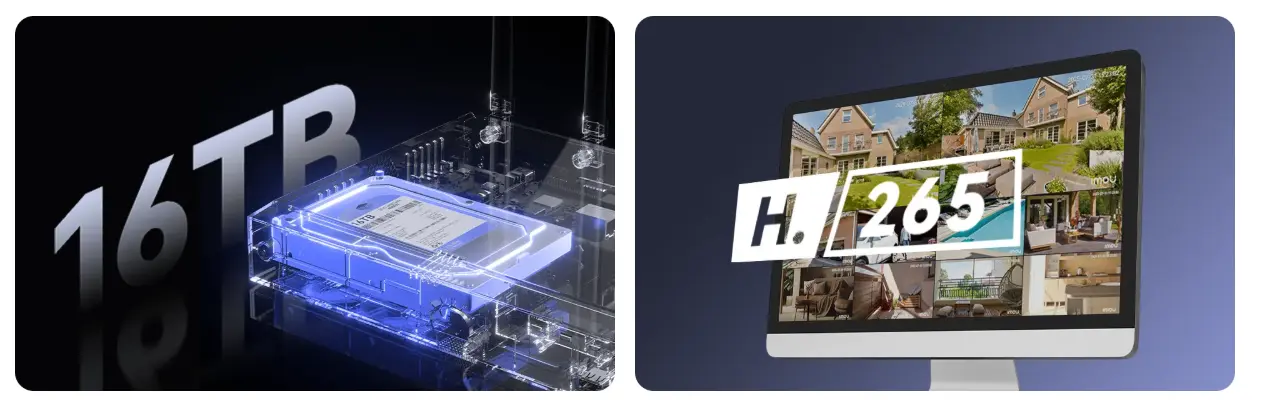 Đầu Ghi Hình Imou NVR-N110W-8A0E Công Nghệ Wifi 6 Hỗ Trợ 4K Chuẩn Nén H.265+